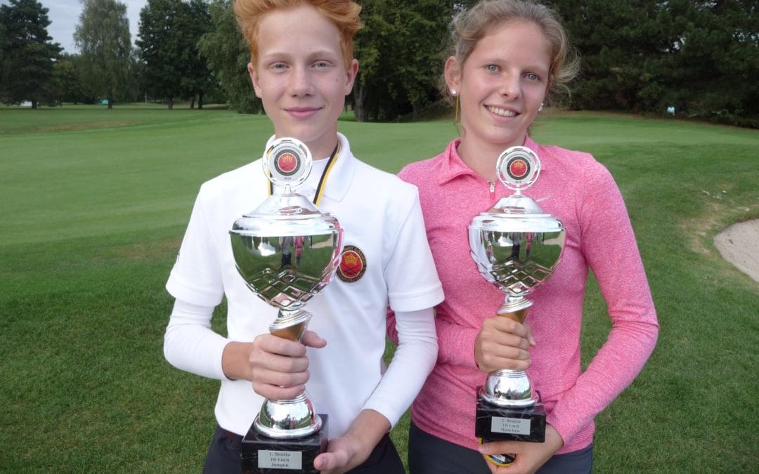 Victoria Muth und Noah Curdt sind Clubchampions