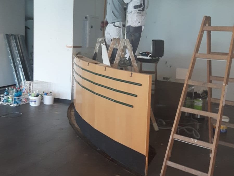 Staub statt Steak – Clubhausumbau angelaufen