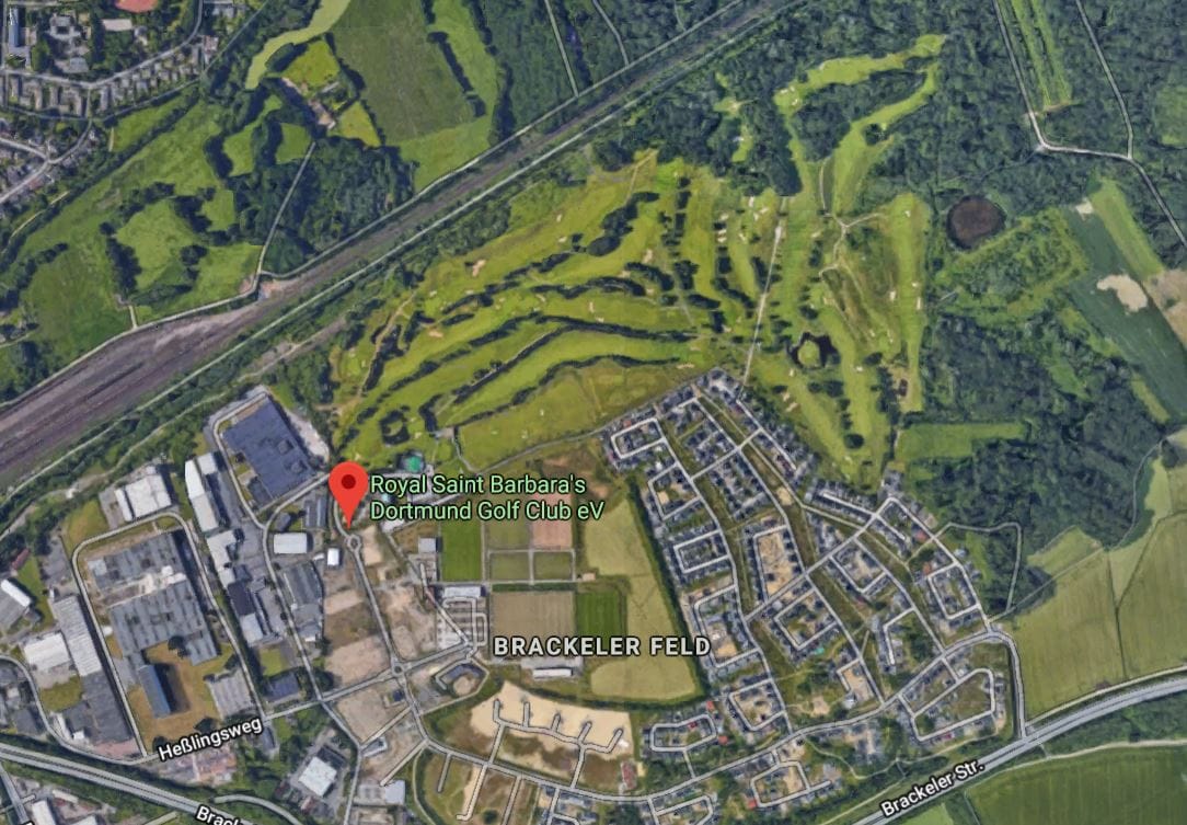 Golfplatz von oben 2018