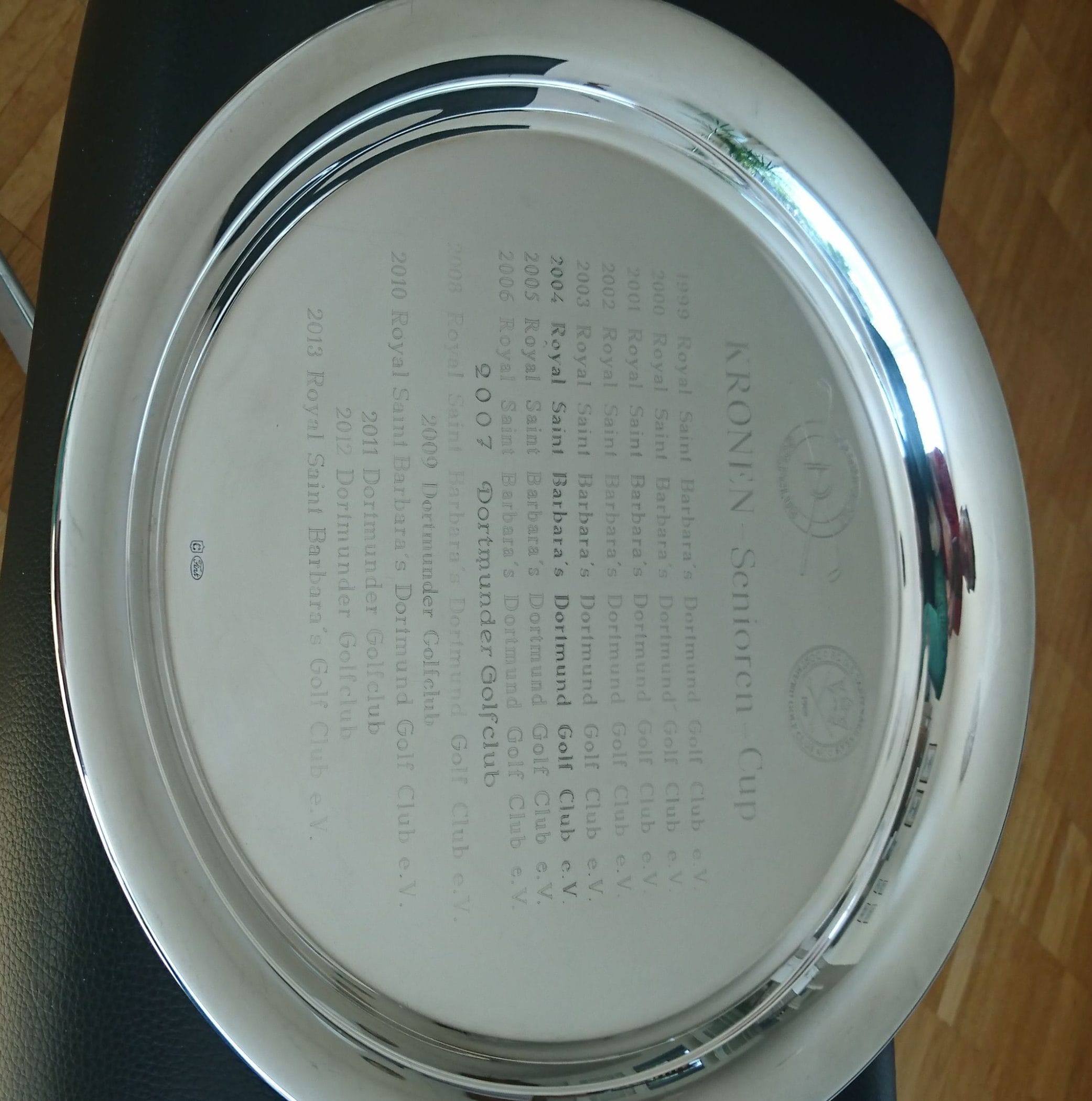 Kronen CUP Silber-Teller 1