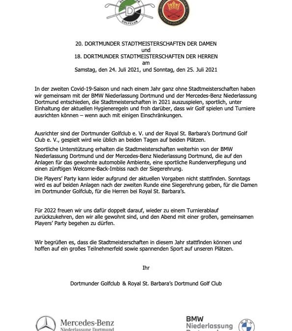 Stadtmeisterschaften 2021