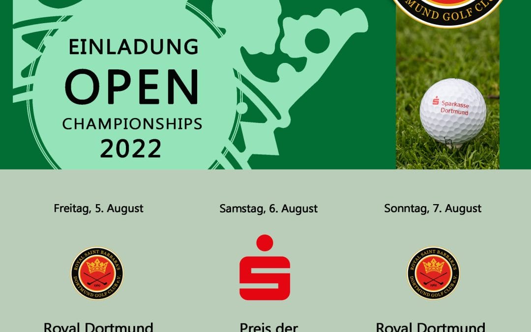 Alles wieder offen für DIE OPEN