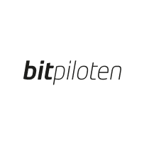 Das Logo von bitpiloten, bestehend aus dem Wort "bit" in Fettdruck und "piloten" in normaler Schrift, beide in schwarzer Schrift auf weißem Hintergrund.